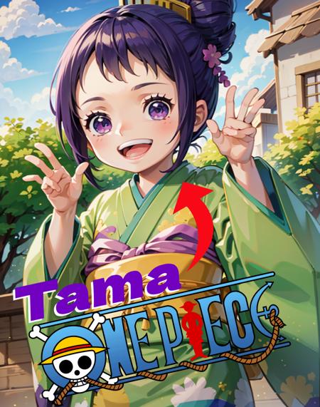 Tama, One Piece (Wano Arc) by YeiyeiArt版本v1.0 (ID: 156558)