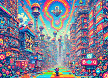 DonM - Shroom Kingdom 8bit [SD,SDXL,Pony]
