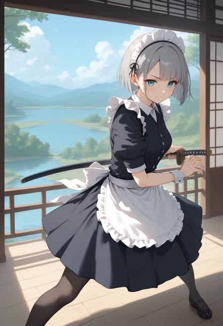 [Illust&XL&Pony] iaidou / ready to draw / 居合い / 抜刀術 / シン・陰流簡易領域