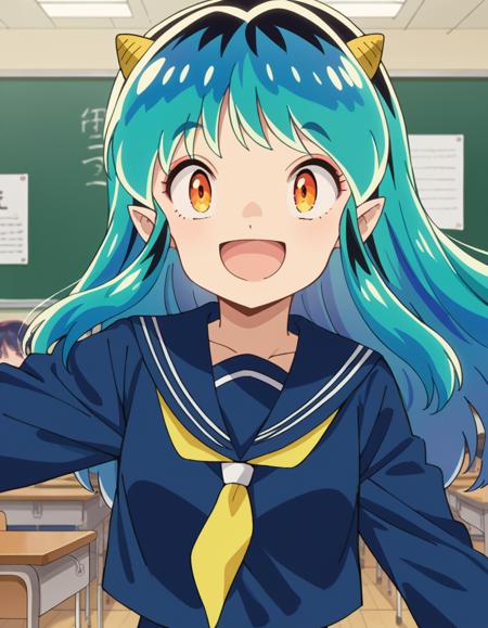 Lum (ラム) - Urusei Yatsura (うる星やつら) - COMMISSION W/ DATASET版本anime s1 (ID: 427884)