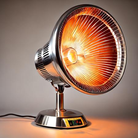 Parabolic halogen heater