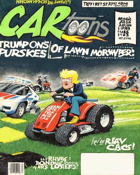 Cartoonz Car Magazine SDXL