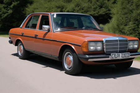 Mercedes Benz W123 - German classic saloon car