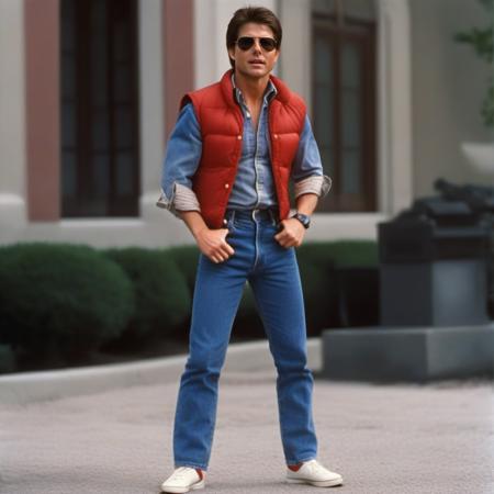 Marty McFly style - Back to the future - SDXL