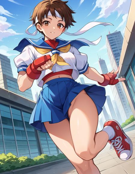 Sakura Kasugano (春日野 さくら) - Street Fighter (スト) - COMMISSION版本booru (ID: 428211)