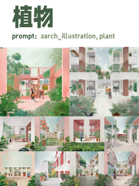 插画风建筑zarch_illustration