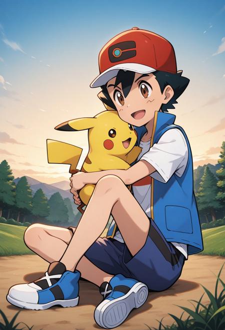 Ash Ketchum - Pokemon Journeys - Pony + Illustrious