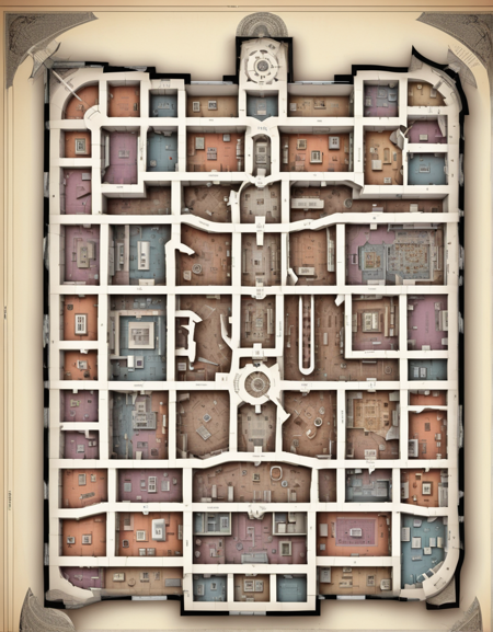 Surreal Floor Map