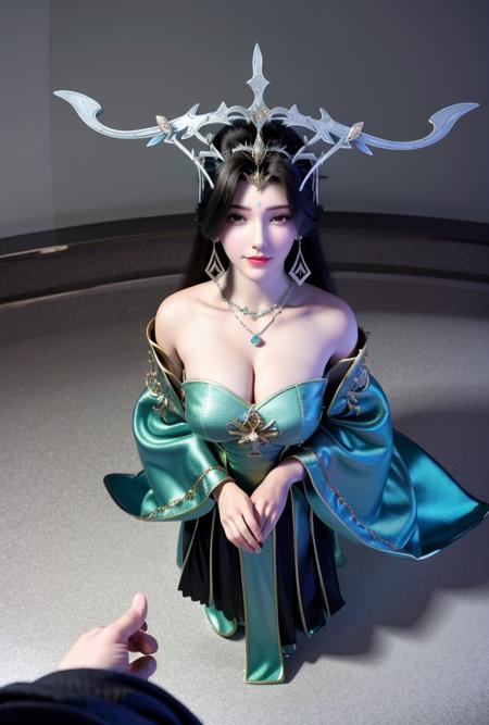 这个虚拟人有点像柳神[国漫女神系列] This virtual girl looks a bit like Liu Shen [Chinese comic goddess]