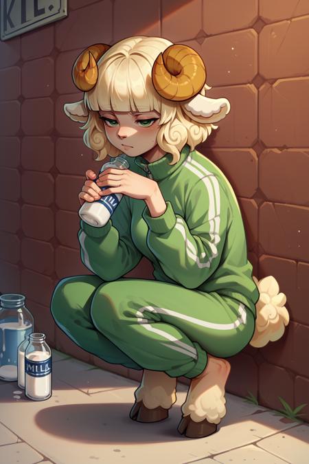 Weresheep | Monster Girl Encyclopedia (Pony XL LoRA)
