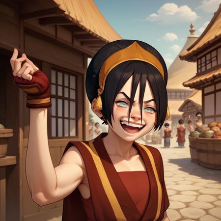 Toph Beifong - Avatar the Last Airbender (PonyXL)版本Toph - Fire Nation Outfit (ID: 511693)