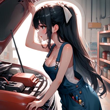 girl like open hood