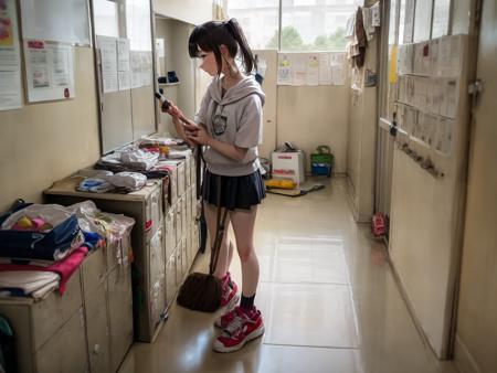 学校 School Building Scenery LoRA
