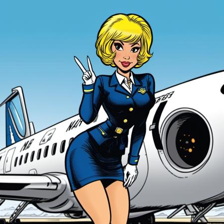 Natacha - Walthéry comics - SDXL Realistic & Comics