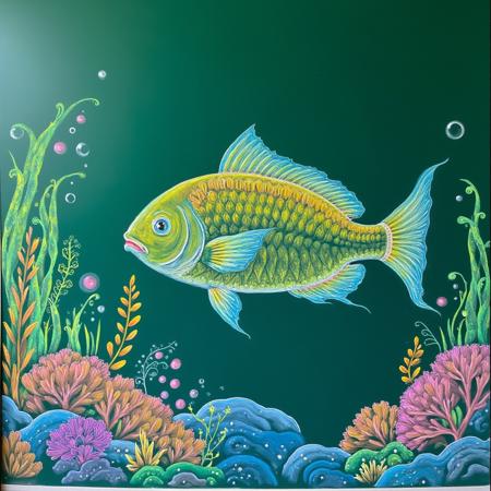 Chalk Drawing style |F1