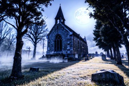 Edob Church Cemetery Creepy Night