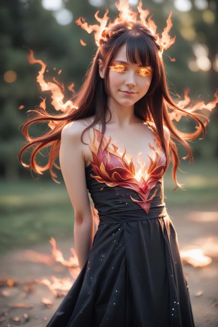Fire Girl & Fire Aura [Pony XL]