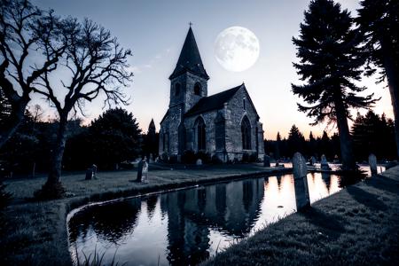 Edob Church Cemetery Creepy Night