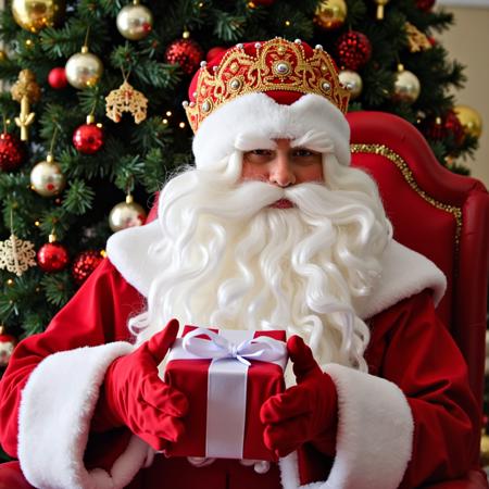 DED MOROZ with SNEGUROCHKA_FLUX