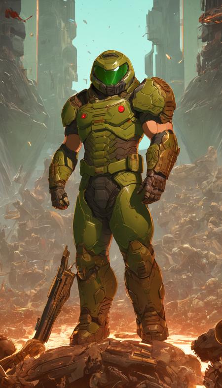 Doomguy (Doom Marine/Slayer) [Doom] LoRA XL