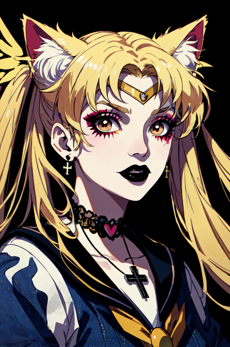 Sailor Moon Goth (Prompt like a Pro Textual Inversions!)