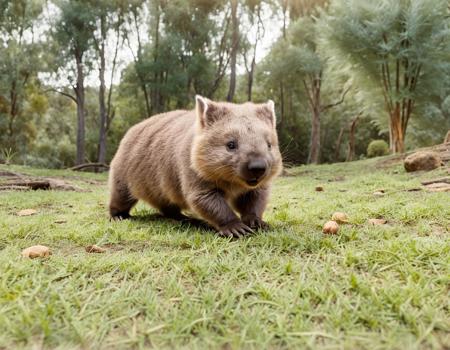 Wombat (Vombatus, Lasiorhinus) SD XL