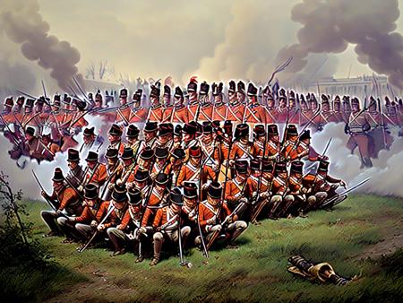 Napoleonic Era Battle Painting