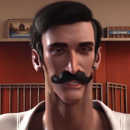 Semi-Realistic 3D Render Style