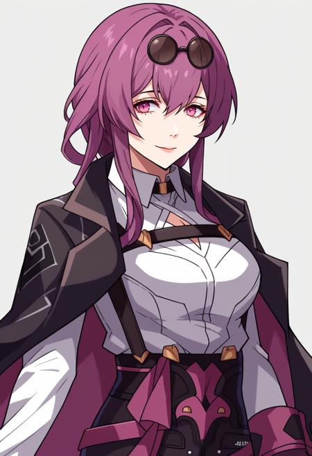 It's Kafka from that game, Honkai Star Rail or whatever