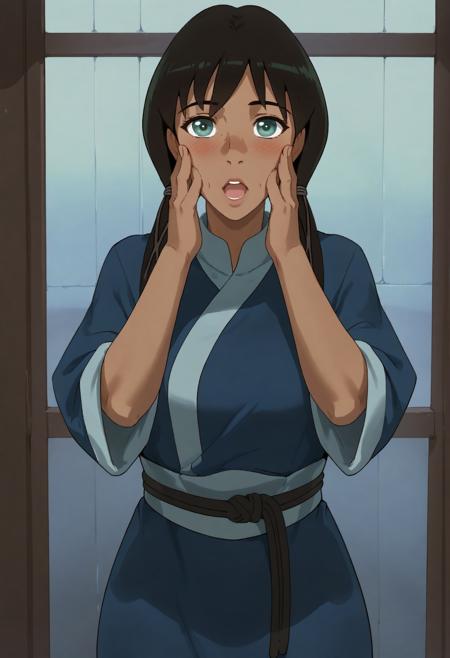 Senna, mother of Avatar Korra, (The Legend of Korra, Four Elements Trainer), LoRA, PonyXL