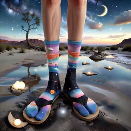 Flip Flops with Socks [SDXL]