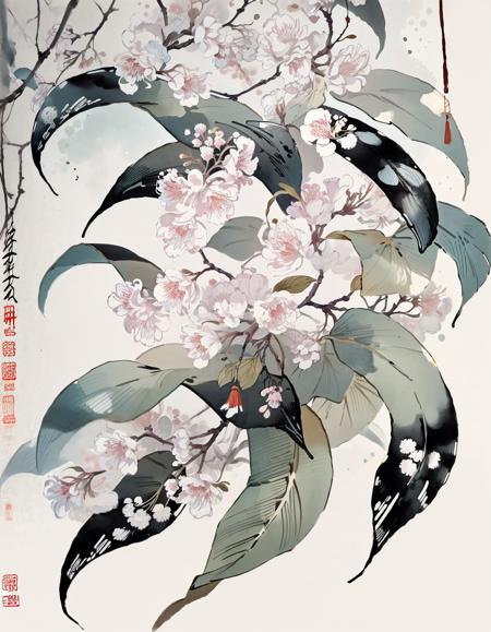 Modern chinese ink painting(當代工筆水墨畫)