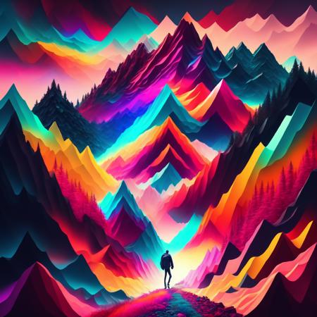 djz Neon Peaks [ LORA ]