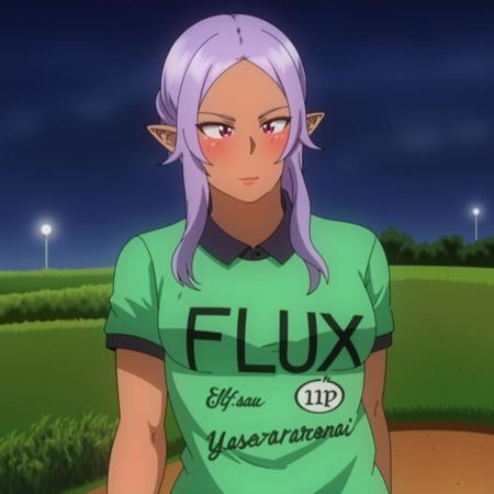 Kuroeda (黒枝) - Plus Sized Elf - Elf-san wa Yaserarena (エルフさんは痩せられない) [Flux1]