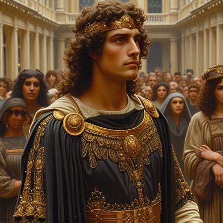 style of Edmund Leighton [FLUX] 201版本V1 (ID: 800276)