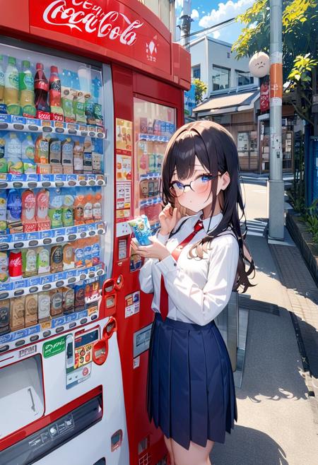自動販売機1 Vending Machines in Japan SDXL