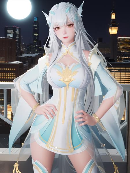 王者荣耀_西施_游龙清影_Honor of kings_Xi Shi版本v4.0 (ID: 623552)