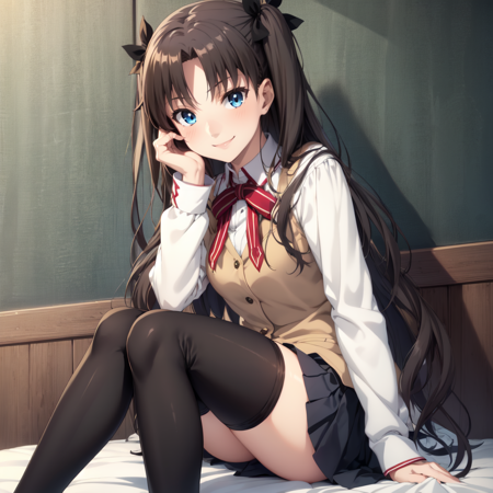 Rin tohsaka  LORA and(Pony)  from fate stay night visual novel
