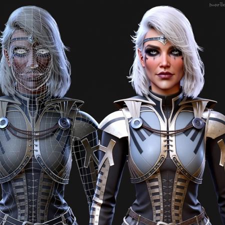 Wolfie's 3D Topology FLUX (Character Concept)