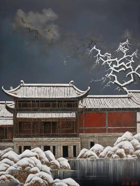 Fresh Ideas@Chinese lacquer painting_SDXL