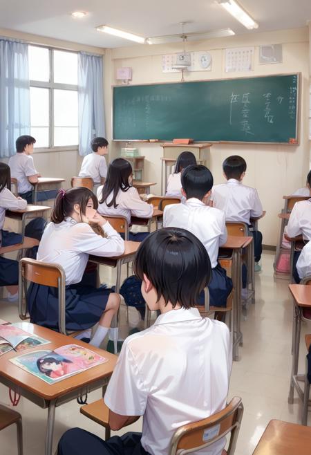 学校の教室 / Japanese School Classroom PONY