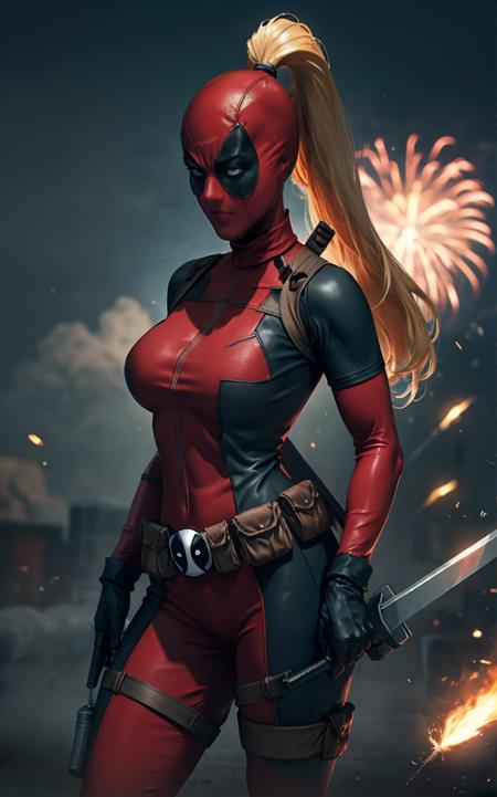 Lady Deadpool | 2 Outfits | Comic Character | ownwaifu