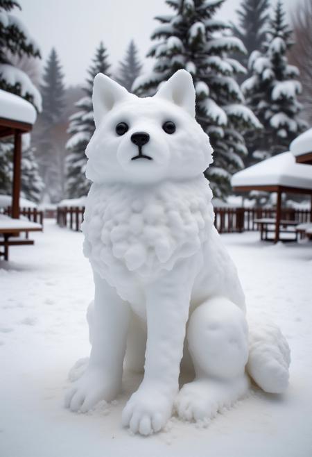 Amateur Snowman Sculptor [FLUX]