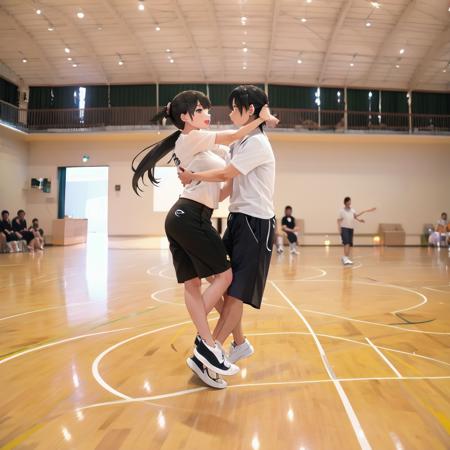 体育館 Japanese school gymnasium SD15