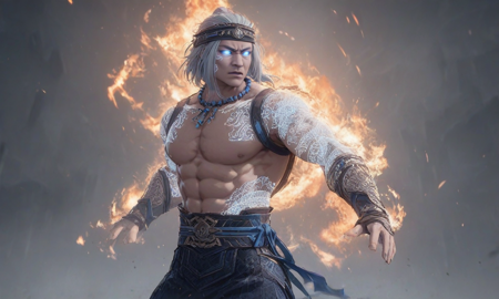 God of fire Liu Kang (Mortal Kombat)
