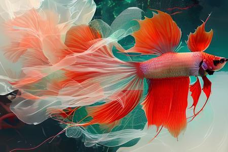 Graceful Betta: A Hyper-Realistic Digital Art Depiction版本v1.0 (ID: 633351)
