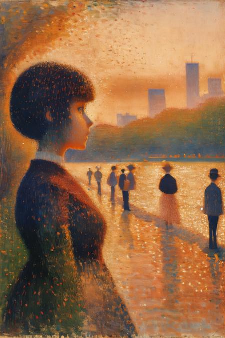 style of Georges Seurat 403
