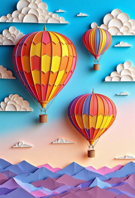 Paper Quilling And Layering Style - [Flux/SDXL/SD1.5]