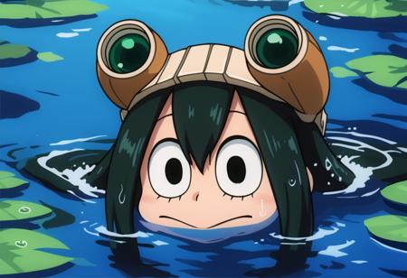 Head out of the water.