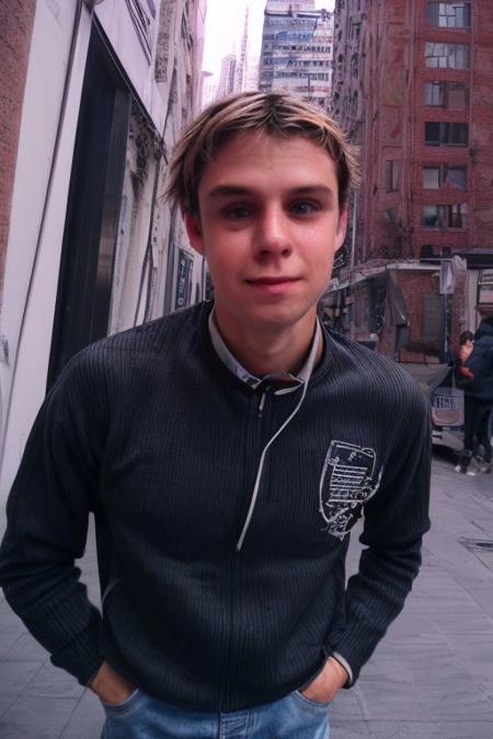 Model Young man